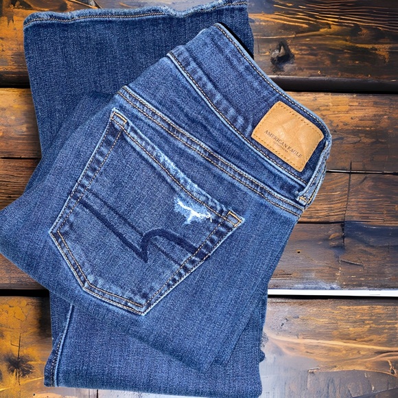 American Eagle Outfitters Denim - American Eagle’ Artists Flare Distressed Jeans